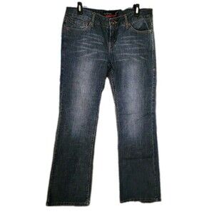 Y2K Empyre Gretel‎ Lo Rise Bootcut Jeans Juniors 13 Women’s 10/12 Skater Denim